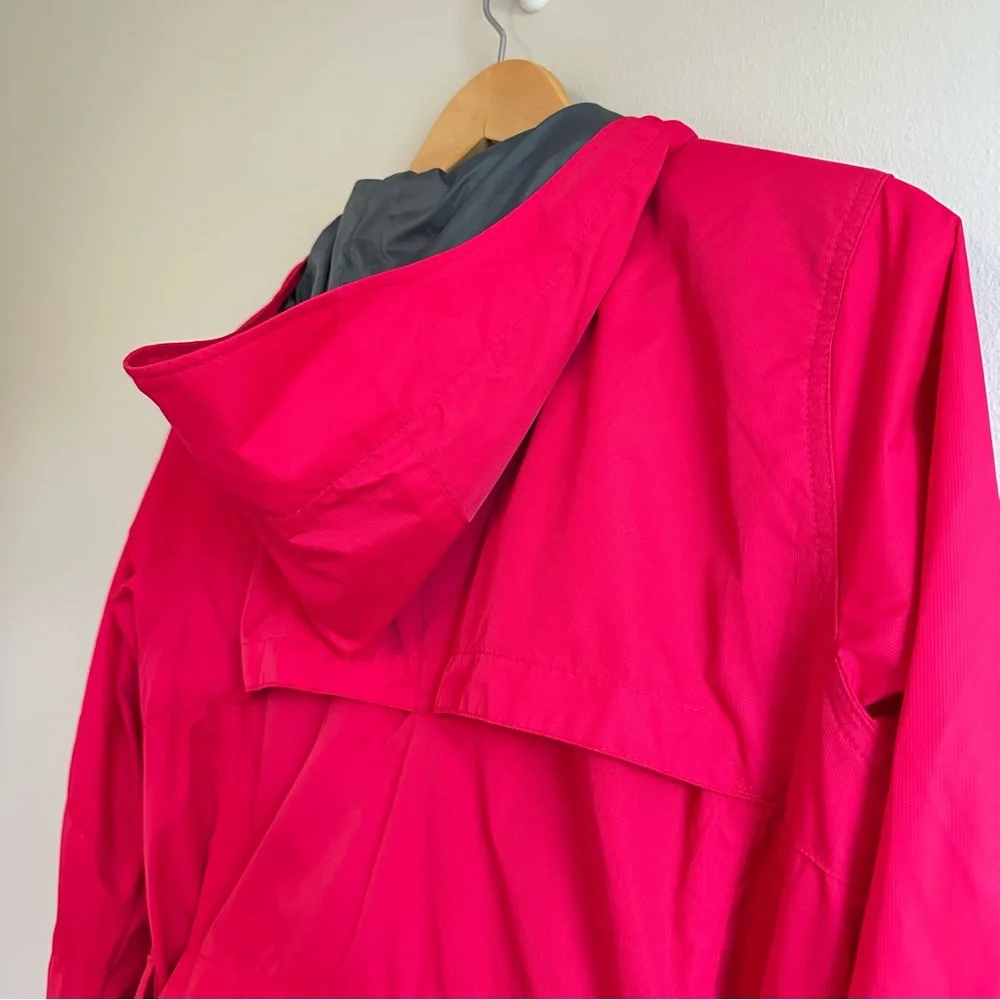Columbia, Omni-Shield Rain Jacket with Hood and Tie, Pink, Women's Size Medium - Picture 13 of 16